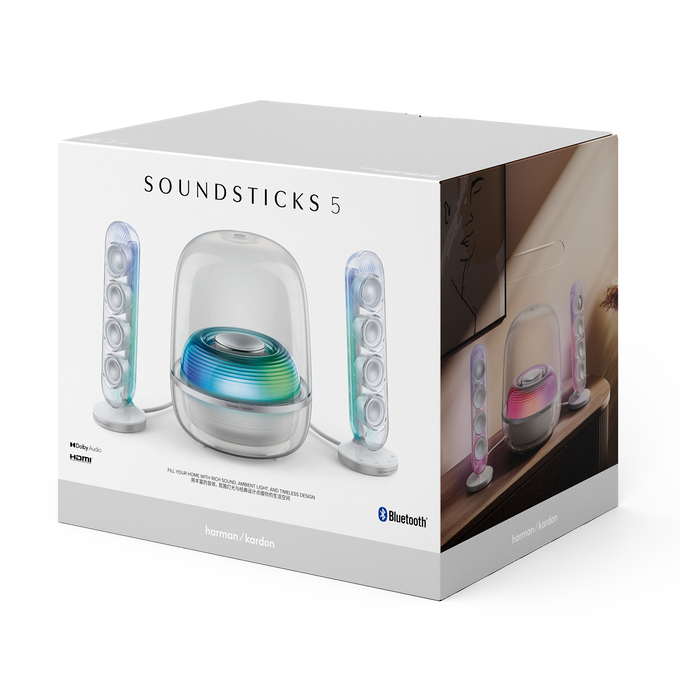 Harman Kardon SoundSticks 5 | Enceinte Bluetooth à 2.1 canaux avec